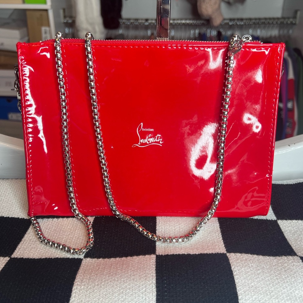Christian Louboutin red bag
